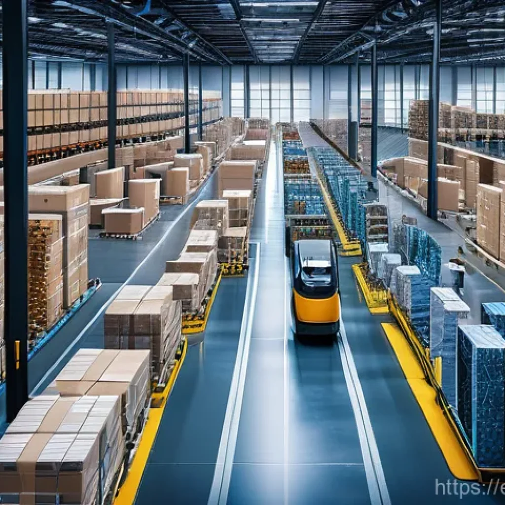 물류정보관리사와 글로벌 유통 관리 사례 - **Prompt 1: Digital Transformation in a Modern Logistics Hub**
    "A vibrant, high-tech logistics h...