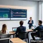 물류정보관리사 자격증으로 연결되는 학위 과정 - A modern university classroom setting in Spain, featuring diverse young adults attending a logistics...